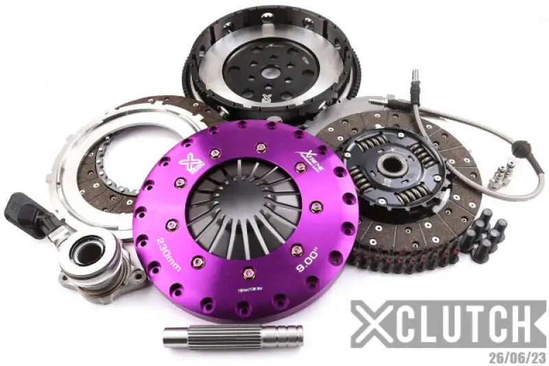 XClutch 13-18 Ford Focus ST 2.0L 9in Twin Sprung Organic Clutch Kit - Drivetrain