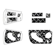Skull-themed XFO F14 D Dynamat door kit for 2021+ Ford F-150