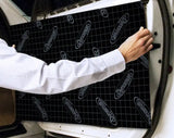 Dynamat sound dampening sheet for Ford Mustang door kit in XFO M5 D model