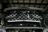 Ford Mustang trunk with sound dampening material from XFO M5 T Dynamat kit