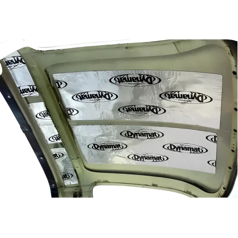 XGM C3 R Dynamat kit for 68-82 Corvette CC roof upgrade with silver black layers