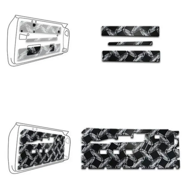 Sound insulation for XGM F3 D Dynamat 82-92 Camaro/Fb Cc Door to boost audio quality