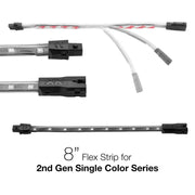 XK-2P-S-8-G Xk Glow 8 Inch Add On Strip Green - RV and Auto Parts