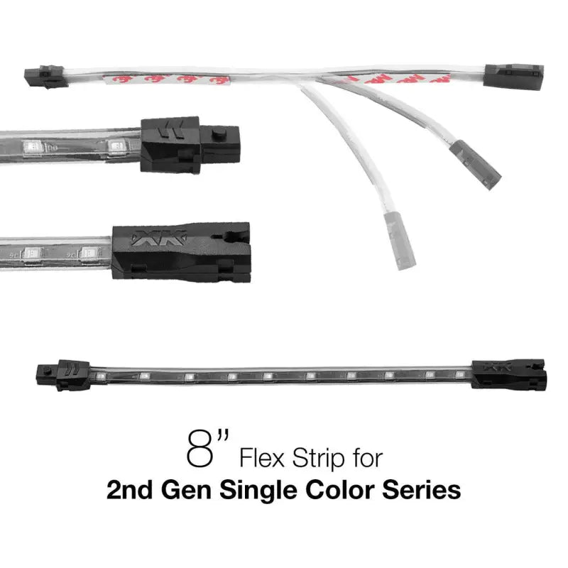 XK-2P-S-8-G Xk Glow 8 Inch Add On Strip Green - RV and Auto Parts