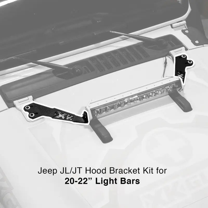 XK-BRC-JL-H Xk Glow Light Bar Bracket Kit - Mounting