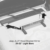 XK-BRC-JL-H Xk Glow Light Bar Bracket Kit - Mounting