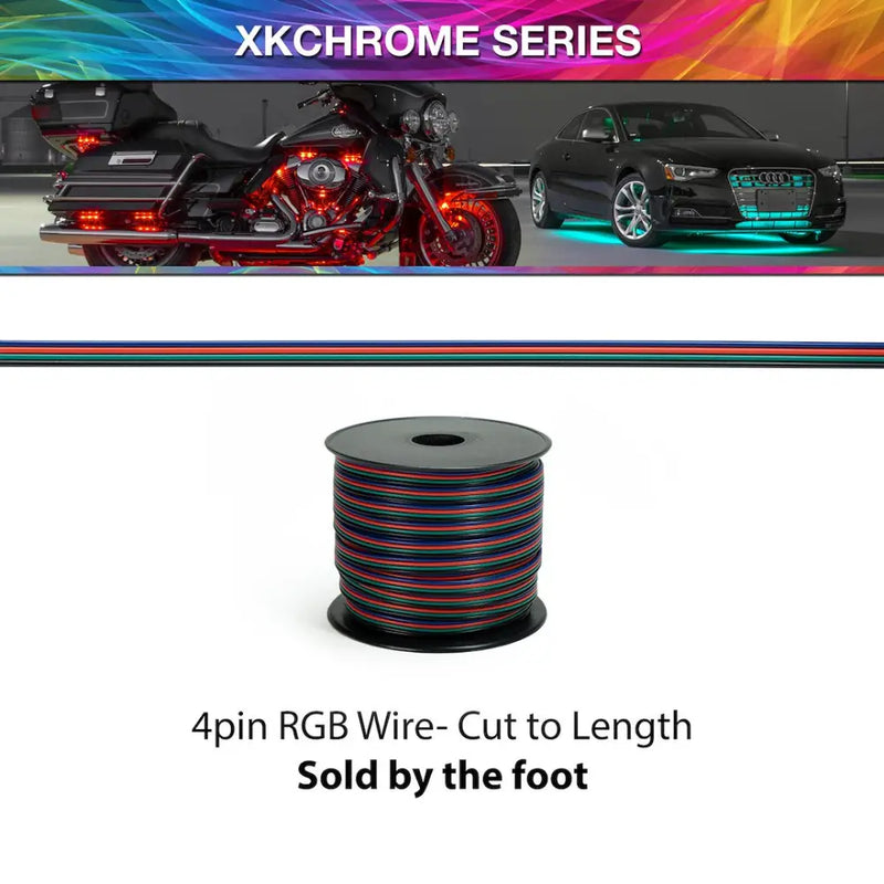 XK Glow XK-4P-Wire-1FT 26 AWG