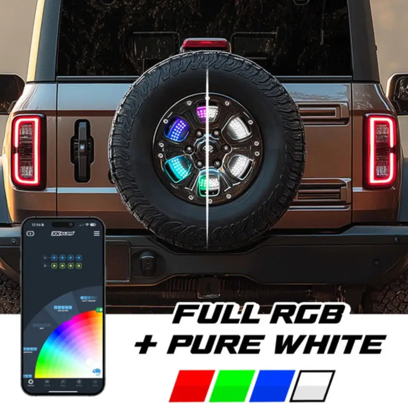 XK Glow MX-5Wheel Spare Tire Brake Light