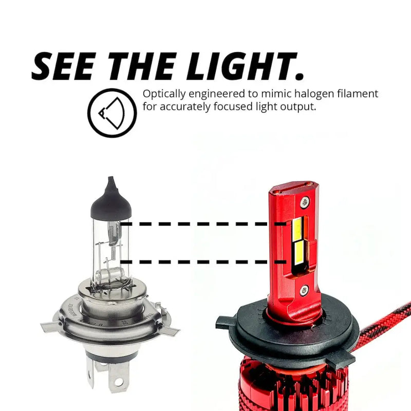 XK Glow XK045006-9007 Headlight Conversion Kit