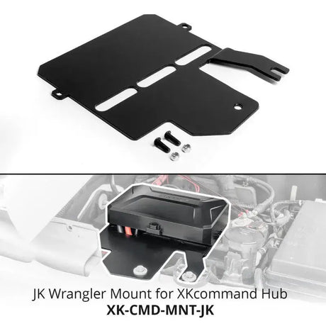 XK Glow XKcommand Hub Mounting Bracket for Wrangler JK - Fabrication