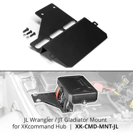 XK Glow XKcommand Hub Mounting Bracket for Wrangler JL + Gladiator JT - Fabrication