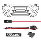 XK-GRILL-JK1 Xk Glow Led Grill Kit Wrangler - Daytime Running Light