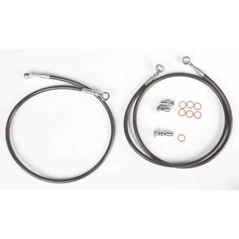 XP900-F SM Brakeline Front Std Smoke Pol Rzr Xp 900 - Brake Line Kit