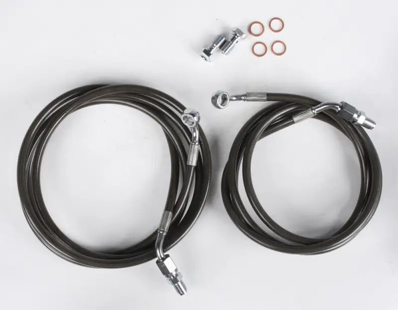XP900-R 4 SM Brakeline Rear + 4 Smoke Pol Rzr Xp 900 - Brake Line Kit