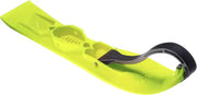 Neon yellow snow sled with black handle for low steering effort, XS1510 Xs Ski Bottom Hi Vis