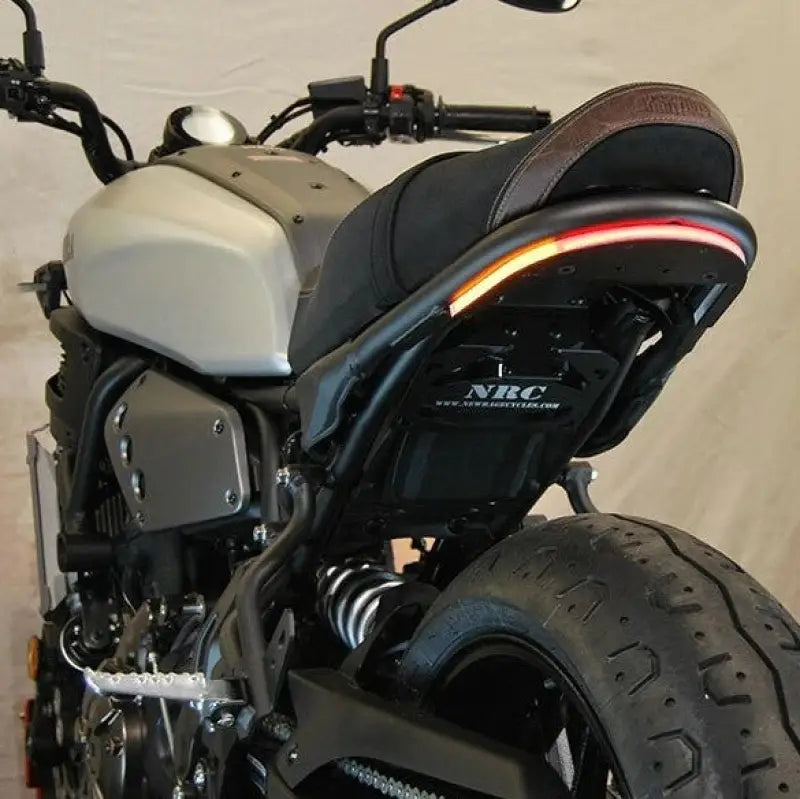 Motorcycle rear section with license plate and Fender Eliminator for XSR700-FE-T