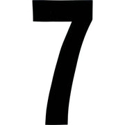 XT43B-7 #7 4" Black Extreme Digits 3/Pk