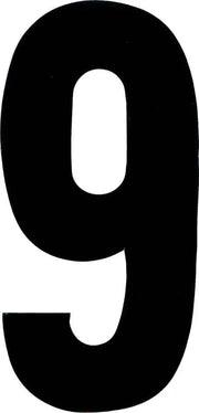 XT43W-9 #9 4" White Extreme Digits 3/Pk
