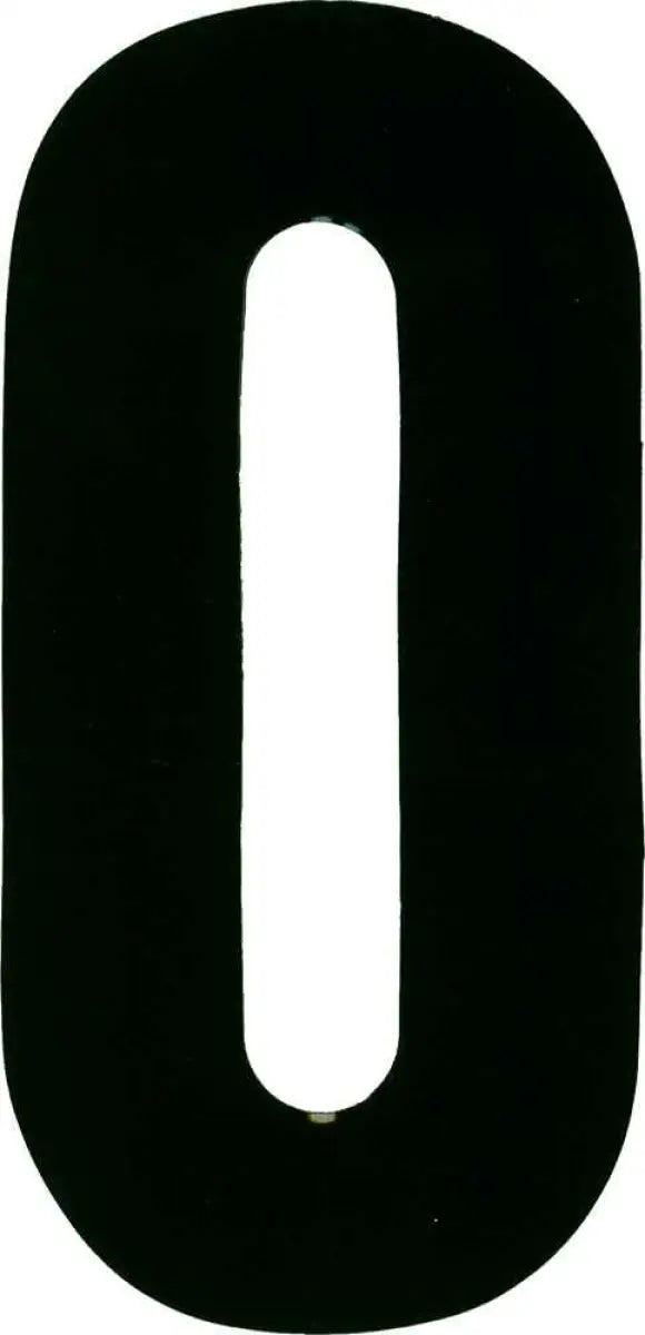 XT63B-0 #0 6" Black Extreme Digits 3/Pk