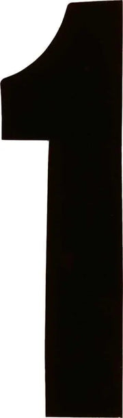 XT63B-1 #1 6" Black Extreme Digits 3/Pk