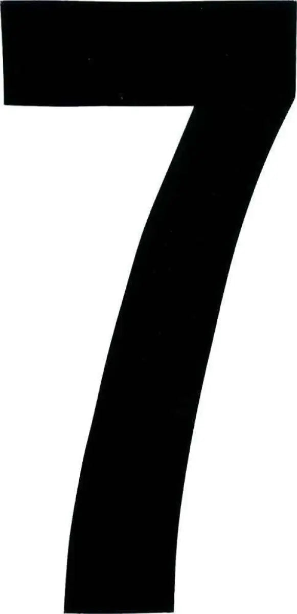 XT63B-7 #7 6" Black Extreme Digits 3/Pk