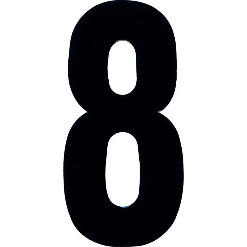 XT73B-8 #8 7" Black Extreme Digits 3/Pk