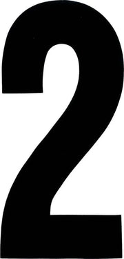 XT73W-2 #2 7" White Extreme Digits 3/Pk