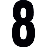 XT73W-8 #8 7" White Extreme Digits 3/Pk