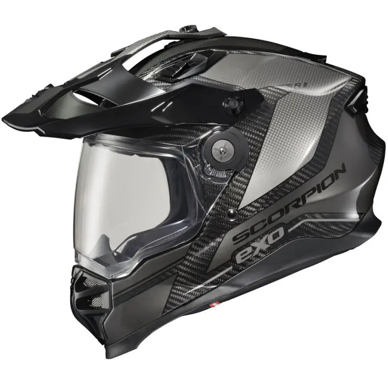 XT9-1077 Scorpion Exo Xt9000 Carbon Full-Face Helmet Trailhead Dark Red 2X - Helmets