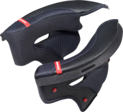 Motorcycle helmet cheek pads from XT9-600-02 Xt9000 Kwikwick III liner kit