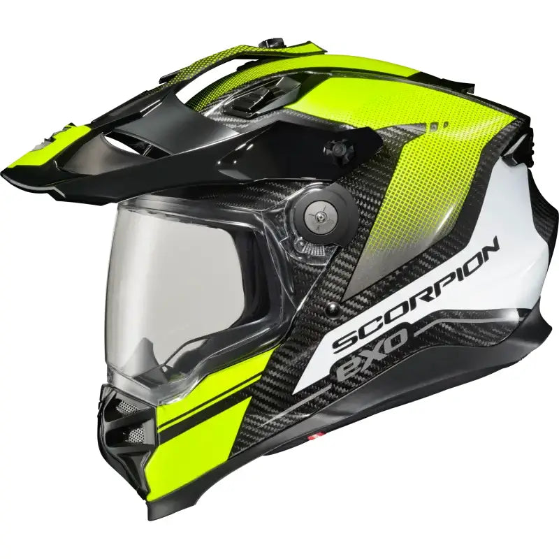 XT9000 Carbon Full Face Helmet Trailhead Hi Vis 2x 