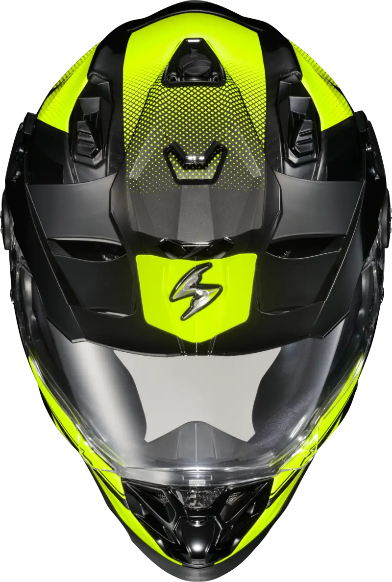 XT9000 Carbon Full Face Helmet Trailhead Hi Vis 2x 