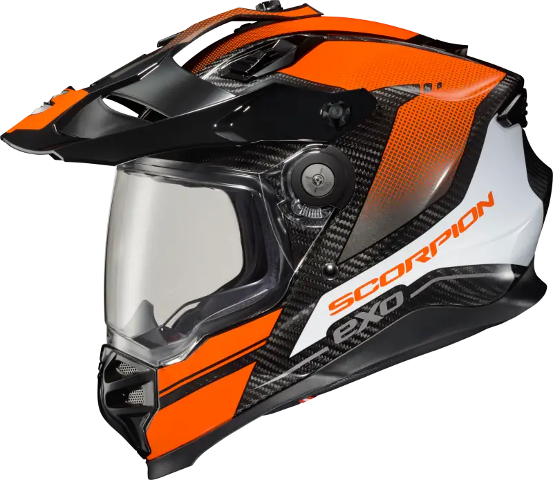 SCORPION EXO Xt9000 Carbon Full Face Helmet Trailhead Orange 2x