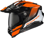 SCORPION EXO Xt9000 Carbon Full Face Helmet Trailhead Orange Lg for Powersports