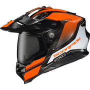 SCORPION EXO Xt9000 Carbon Full Face Helmet Trailhead Orange Md for Powersports