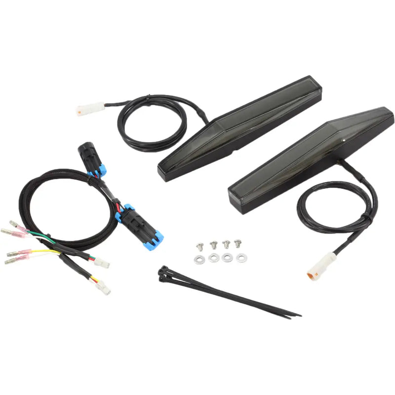 XTC Power Products DRL X-Lite Sequential Turn Signals Electrical Xlite-Front-TS - X-Lite Front Signal Kit Universal