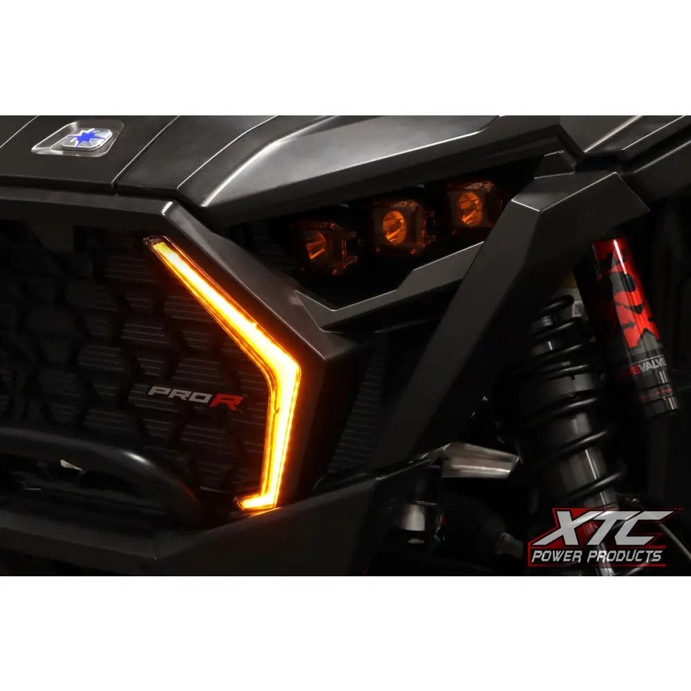 XTC Power Products Front Signature Light and Accents Illumination POL-PRO-FTL - Turng Signal Fang Accent Kit