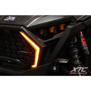 XTC Power Products Front Signature Light and Accents Illumination POL-PRO-FTL - Turng Signal Fang Accent Kit