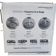 XTRSQSP4 Snappad Snappad Xtra Square 6 - 4 Pack for RV stability and support, featuring easy snap-on installation for square jack feet with durable construction, ideal for RV, automotive, powersports, off-road, marine, exterior, truck accessories, interior, truck bed, RV parts, AVADA - Best Sellers, Must Haves
