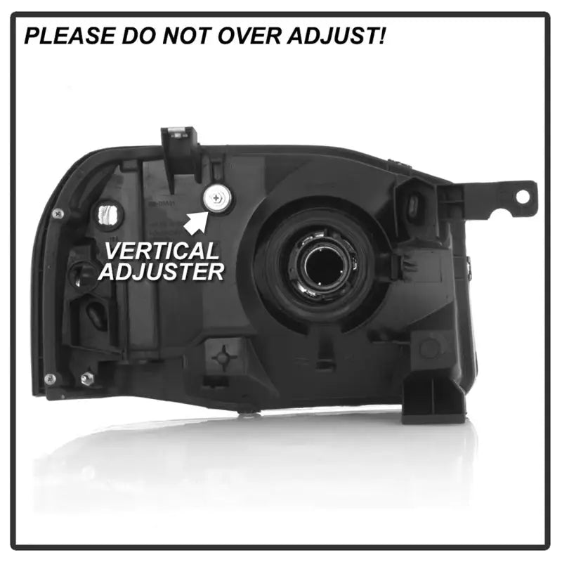 xTune 01-04 Nissan Frontier OEM Headlights - Black (HD-JH-NF01-AM-BK) 