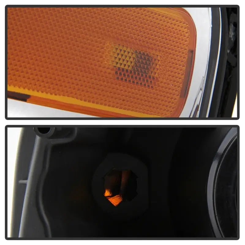 Orange car light on ford expedition OEM style headlights for the 07-14 model