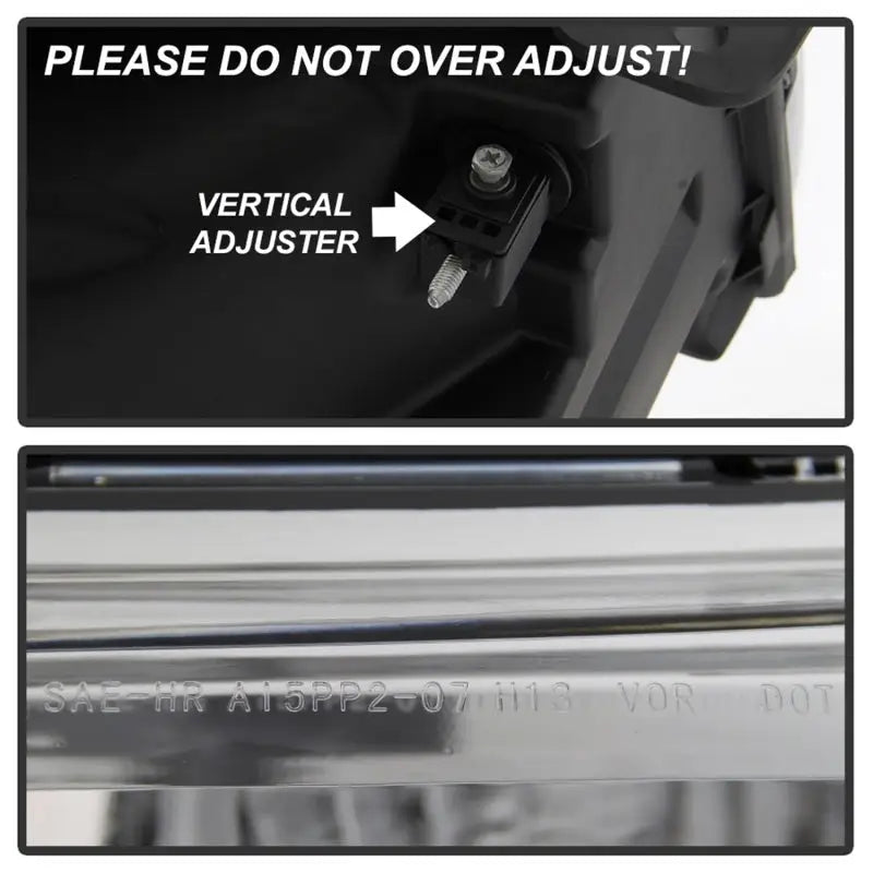 Ford Expedition OEM style headlights chrome headlight assembly for upgrade or replacement