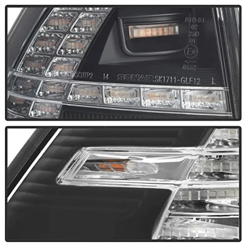 Car tail light assembly for Acura TSX passenger side HID headlight in xTune product
