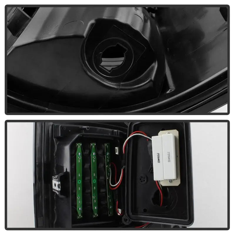 XTune LED Tail Lights for 09-18 Dodge Ram 1500 in black, perfect for upgrading style