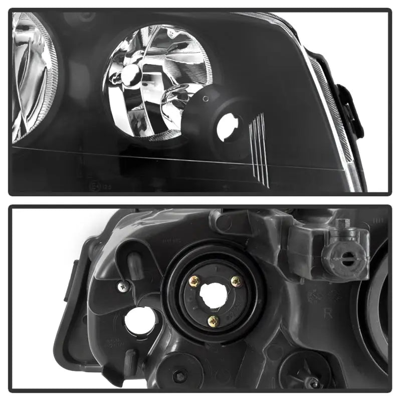 xTune 11-17 Dodge Grand Caravan OEM Style Headlights - Black (HD-JH-CHRTC08-AM-BK) - Truck & Automotive