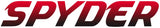Red and black SPYDER logo on ford fusion halogen projector headlights for Ford Fusion