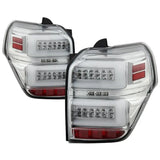 Chrome LED tail lights for Ford Fusion halogen projector headlights upgrade