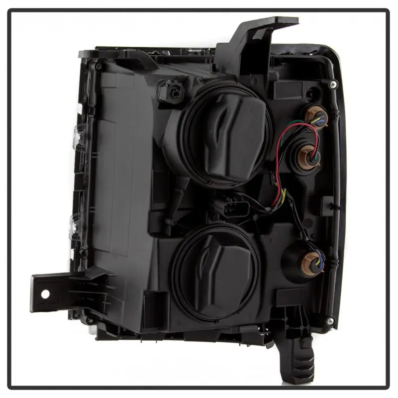XTune 14-15 Chevy Silverado 1500 Black OEM Style Headlight Assembly with Trim