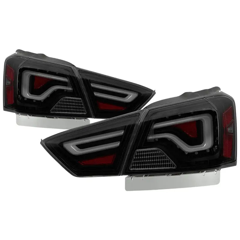 xTune 14-18 Chevy Impala (Excl 14-16 Limited) LED Tail Lights - Black Smoke (ALT-JH-CIM14-LBLED-BSM) - Truck &