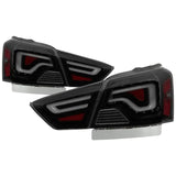 xTune 14-18 Chevy Impala (Excl 14-16 Limited) LED Tail Lights - Black Smoke (ALT-JH-CIM14-LBLED-BSM) - Truck &